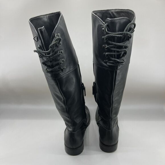 Cole‎ Haan Kensington Boots Women Size 7 B Shoes Black Leather Zip Up Waterproof - Picture 4 of 8